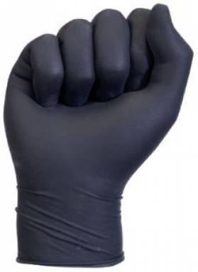 НАЯВНІСТЬ. 100 ШТ. Чорний NITRILE рукавички. На вибір -S, M. Китай</p>