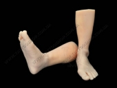 РЕАЛИСТИЧНО! Premium Искусственная кожа/манекен "Силиконовая нога".